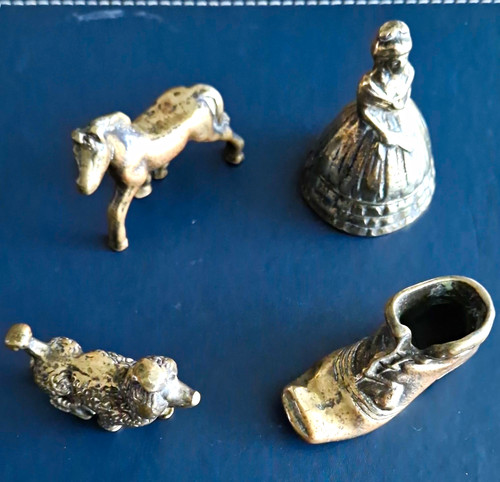 Brass metal animals boot and - metal,