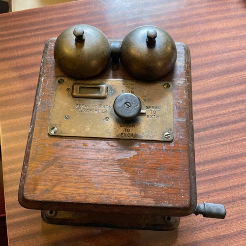 Vintage gpo wooden - gpo, bell