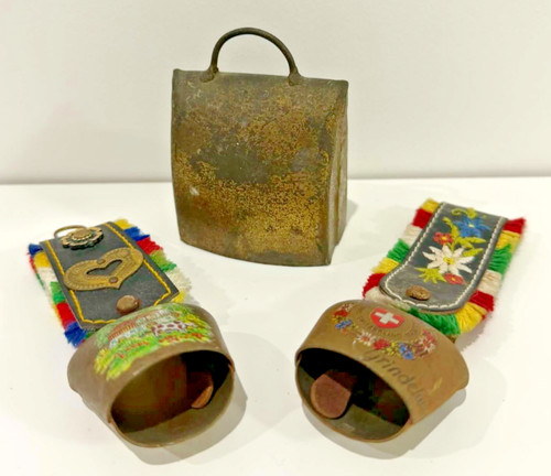 Vintage swiss cow bell - swiss, set