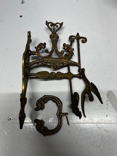 Vintage solid brass winged - solid,