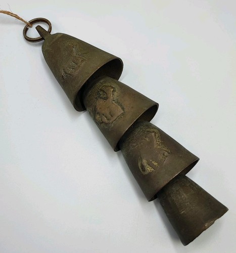 Vintage brass camel bell set - vintage,