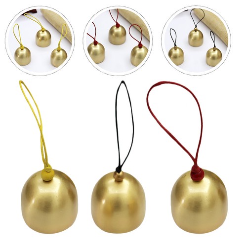 3pcs christmas decorative bell - christmas,