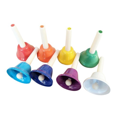Colorful metal handbells - colorful,