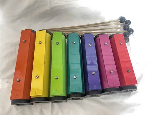 Rainbow chime bars note - rainbow, 7-note